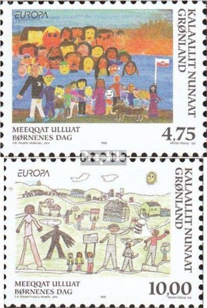 Briefmarken Dänemark - Grönland 1998 Mi 323-324 (kompl.Ausg.) postfrisch Feste