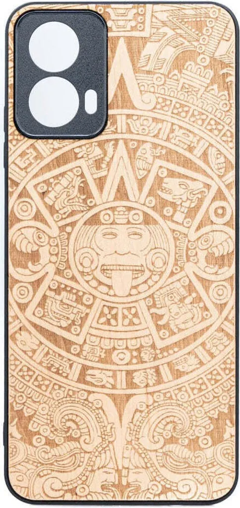 Coque antichoc Motorola Moto G34 5G en bois véritable contre les rayures