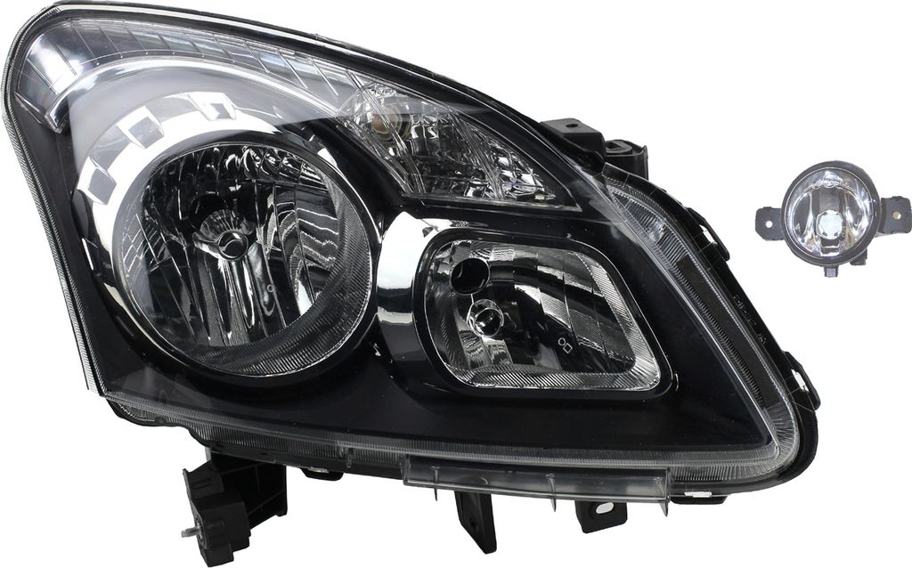 Johns, Scheinwerfer Halogen passend für Renault Koleos HY 08-11 H7 H7 Re. + Nebelschei. 26025JY40A 8200002470 2615089925 26150AU325 B4A508990A 261...