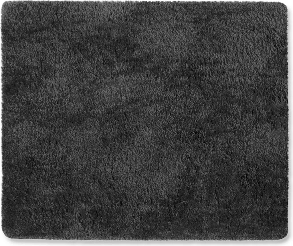 Tapis de douche rond gris foncé pour sortie de bain confortable et sec - 10