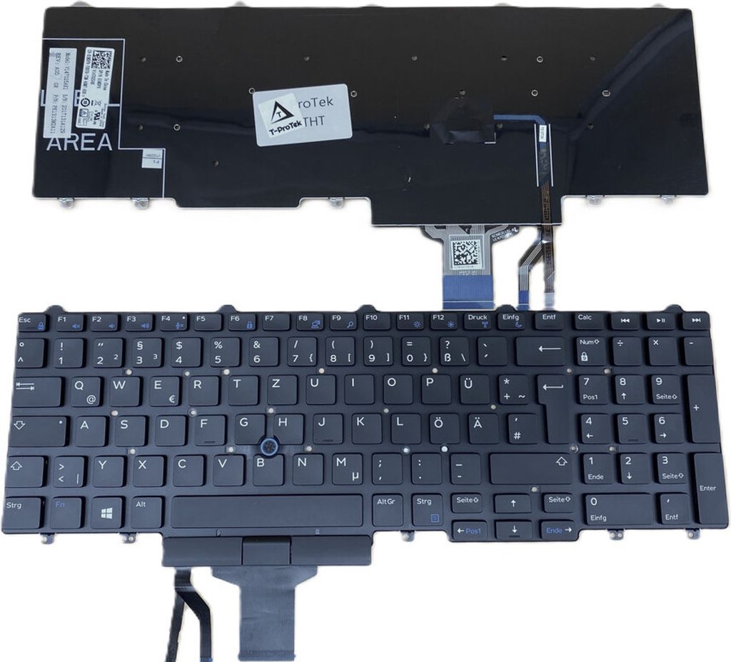 DEUTSCHE - Tastatur Keyboard Ohne Beleuchtung kompatibel für P/N: V147025BK