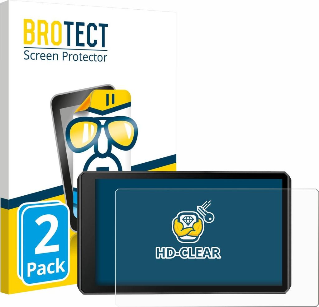 2x Für Garmin zumo XT3 6" Schutzfolie BROTECT Displayschutz Display Schutz Folie Klar Transparent