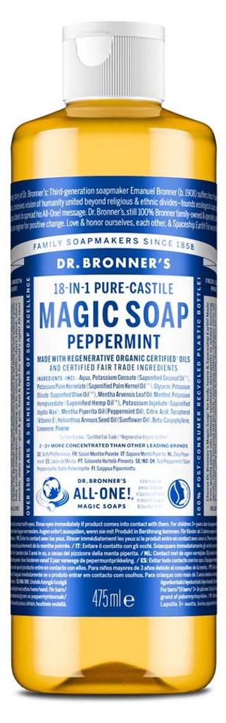 Bronner's Gel Dr. Bronner's Peppermint 18-in-1 Pure-Castile Image du produit 