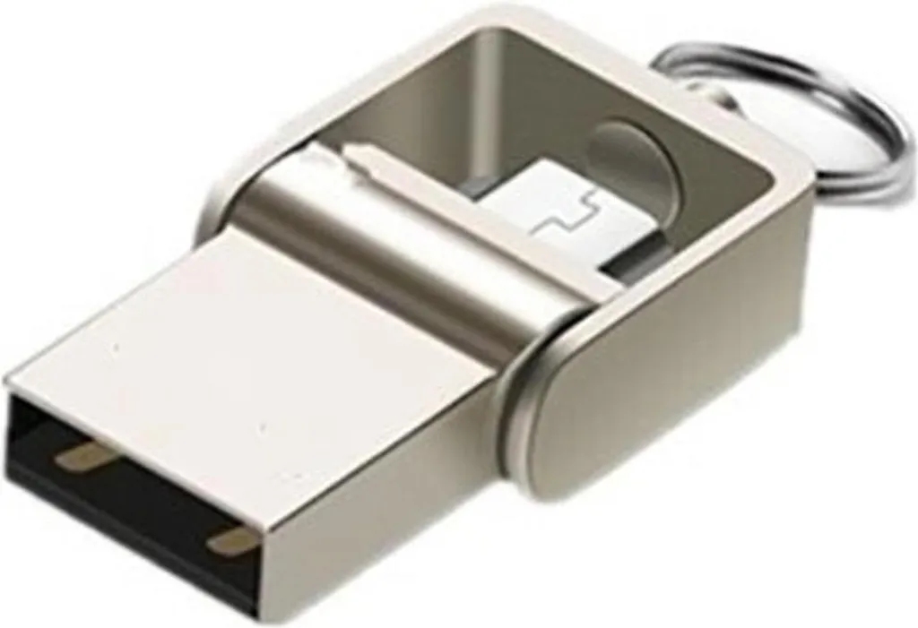 Clé USB 2.0 Allteq ALTQ-ST12-32-01 32 Go Micro-USB et Type-A Grise