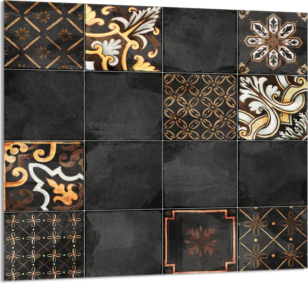 Piatto in Vetro per Cucina 65x60 Mosaico - Protezione Top e Design