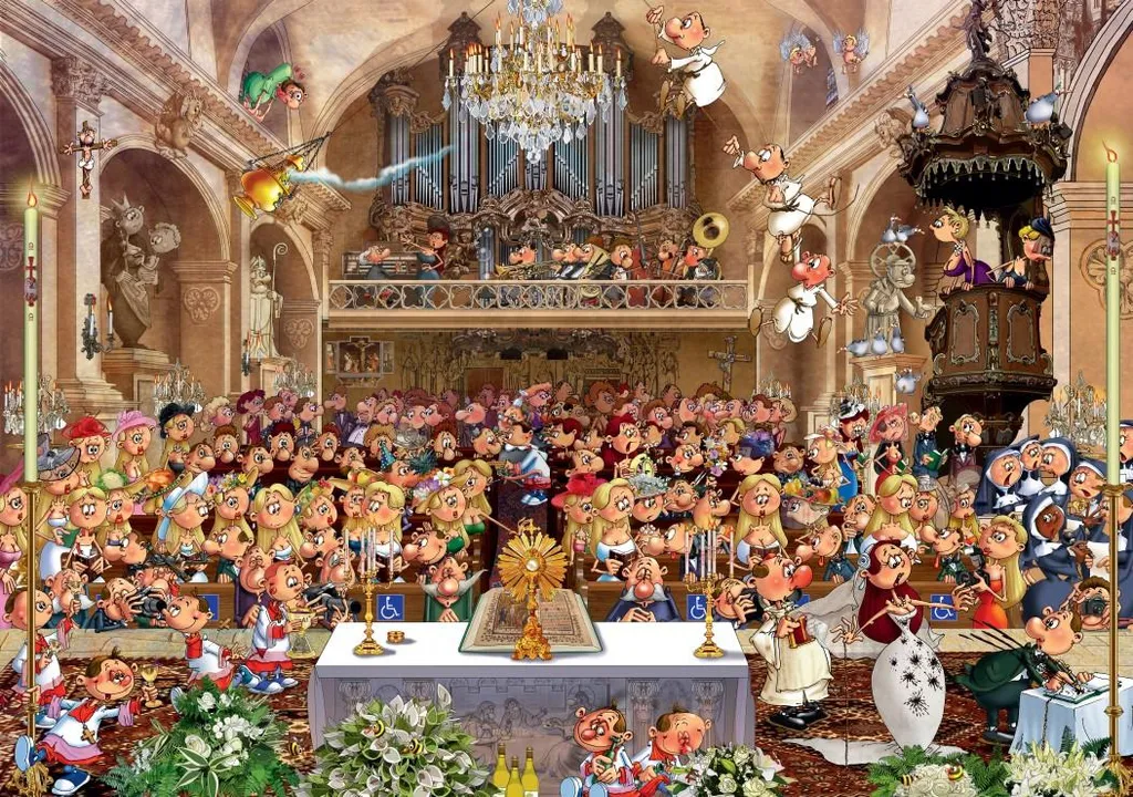 Puzzle 2000 pièces Grafika The Wedding carton rigide découpe parfaite