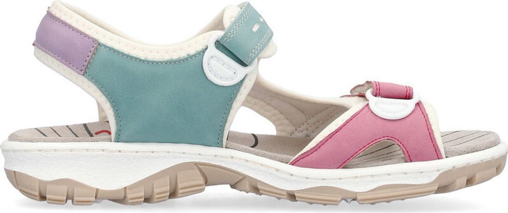 Rieker Damen Sandale bunt Trekking Outdoor gepolstert Produktbild 63
