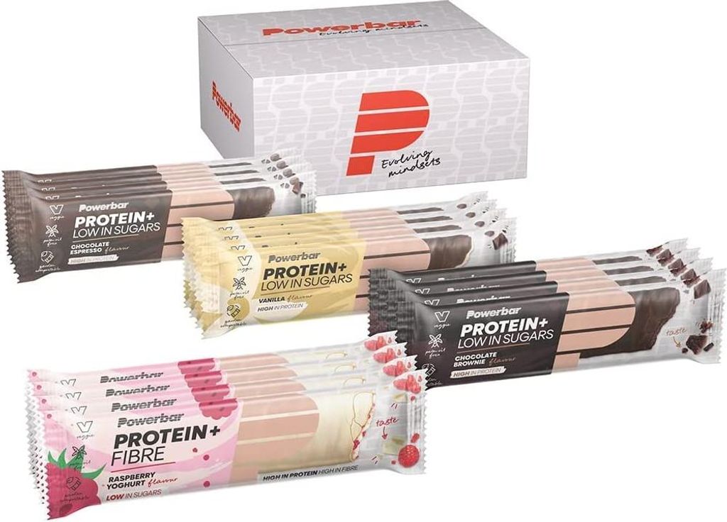 PowerBar Protein Plus Low Sugar Vanilla 30x35g Fitnessriegel Mit Ballaststoffen Riegel 30 Er Display A 30 St 1050 G Hochwertiges Eiweiss Bis Zu 11 Gramm S0bfk0py
