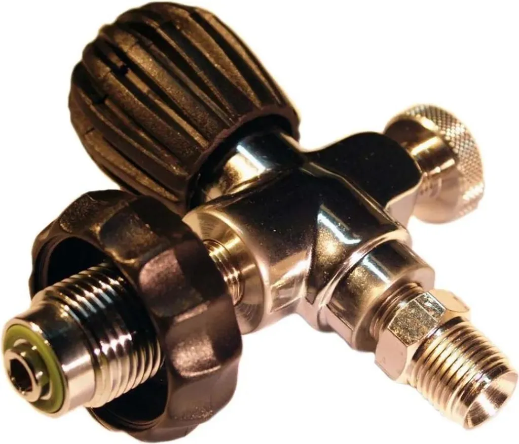 Remplir bouteille de plongée DIN avec raccord Metalsub pour Bauer et LW