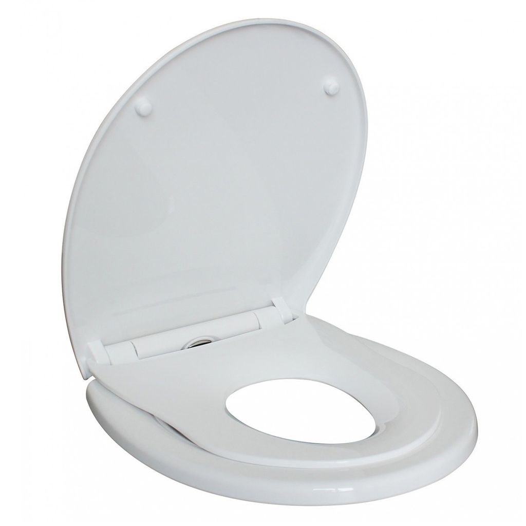 Toilettendeckel Toilettensitz Klobrille WC Sitz Absenkautomatik Design Deckel DE 