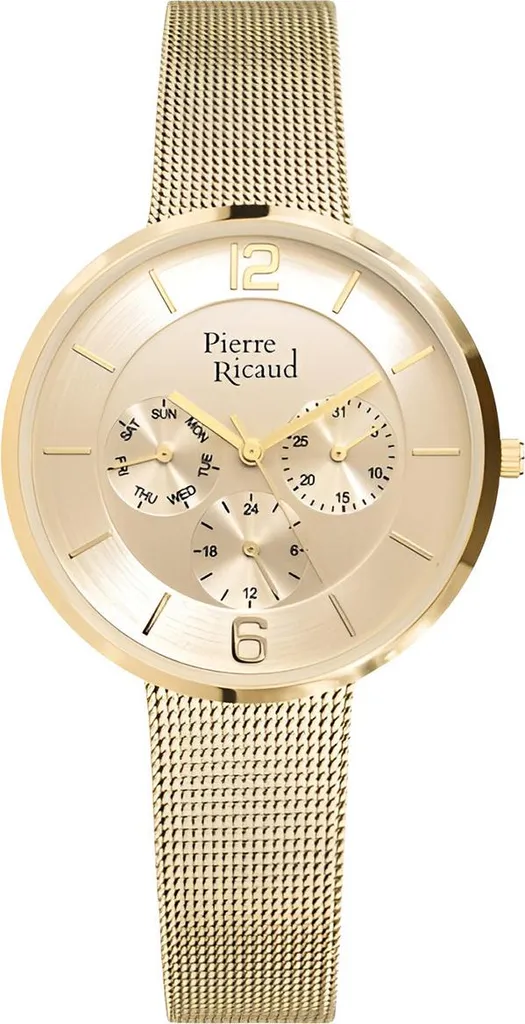 Orologio Pierre Ricaud P22023.1151QF Oro Multifunzione Donna Elegante