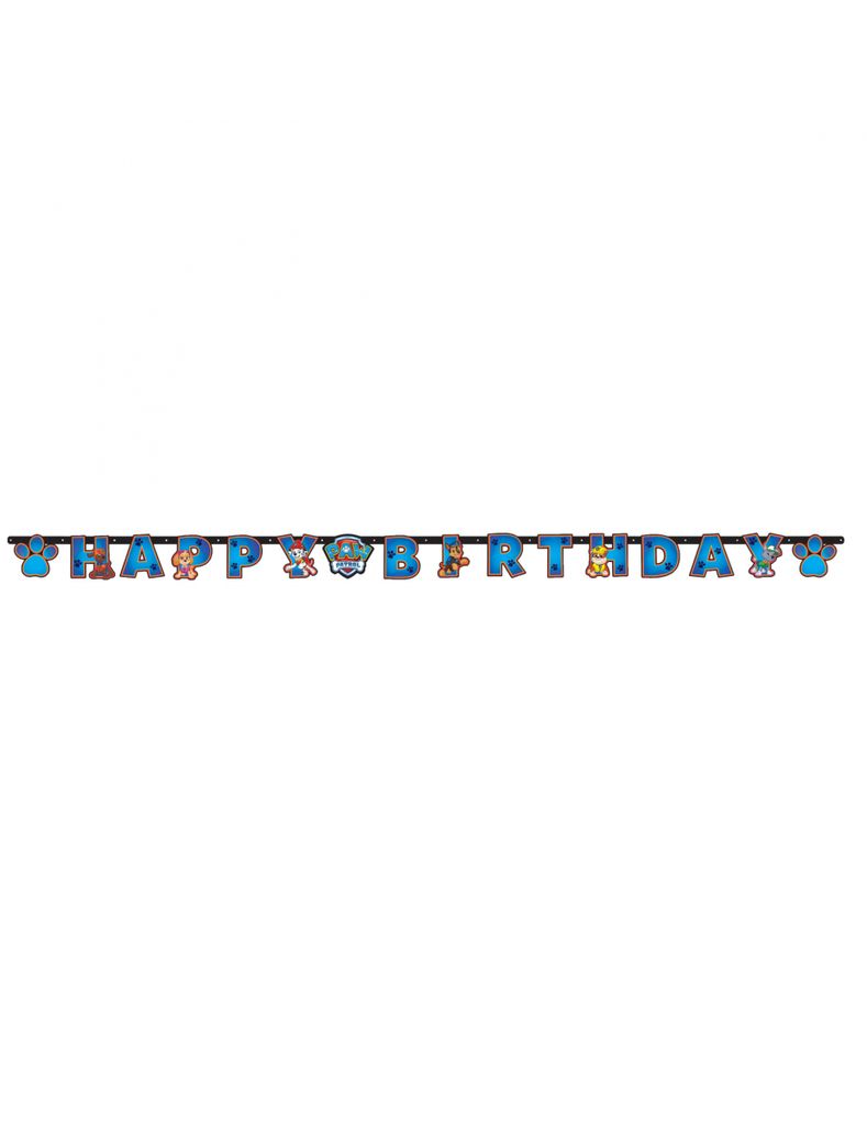 PAW Patrol - Letter Slinger - 180 x 13,7 cm - niebieski Zdjęcie produktu 