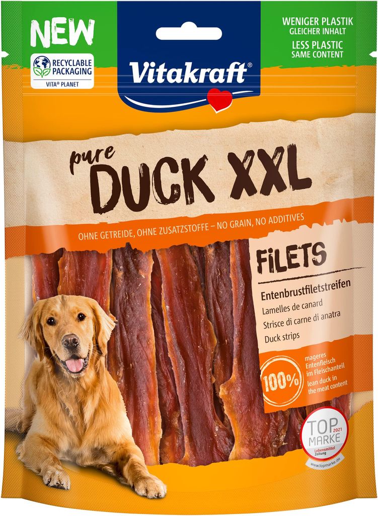 Vitakraft Duck Filets XXL Entenbrust 250 g Produktbild 