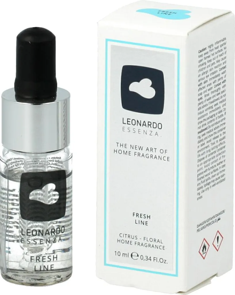 Huile parfumée Leonardo Essenza 10ml Fresh Line pour pierre et diffuseur
