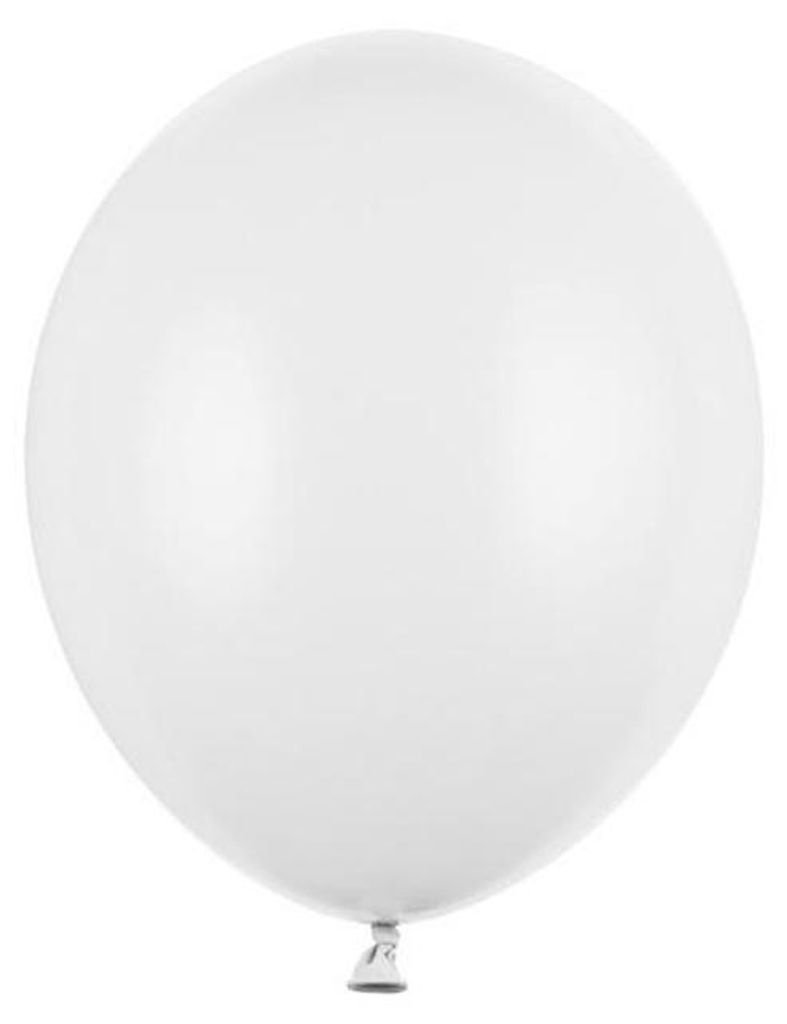 Balony pastelowe białe Pure White 30 cm 100 sztuk Zdjęcie produktu 