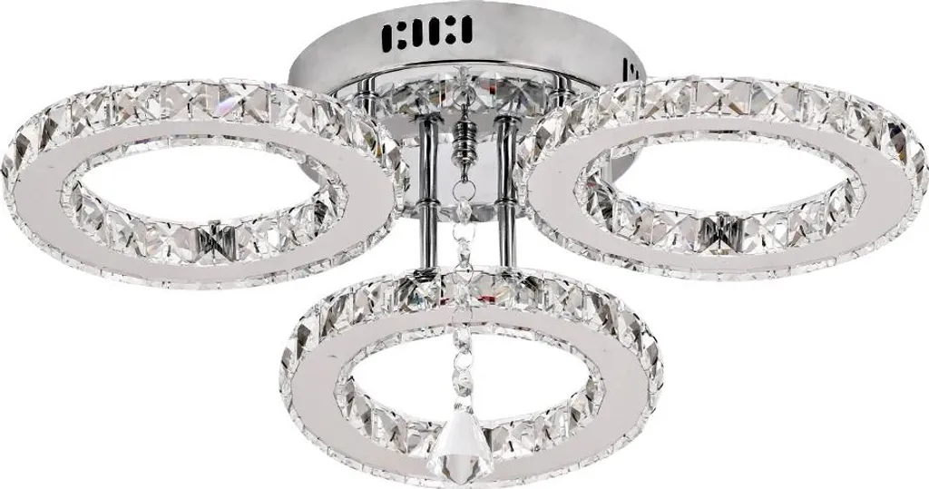 Lampadario Moderno a 3 Anelli LED Bianco Caldo | Design a Sospensione