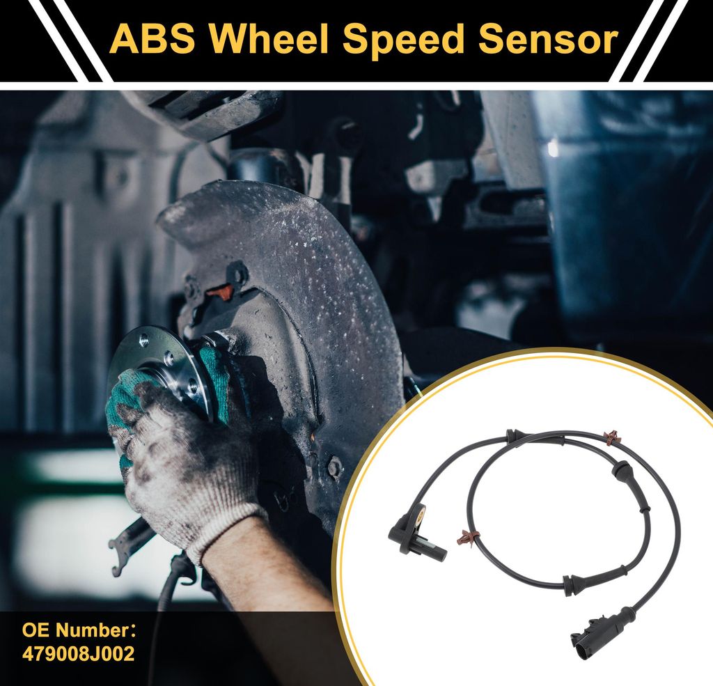 ABS-Radsensor ABS-Sensor Anti-Blockier-System-Sensor Nr.479008J002 für Nissan Altima 2005-2006 1 Stück Hinten Rechts