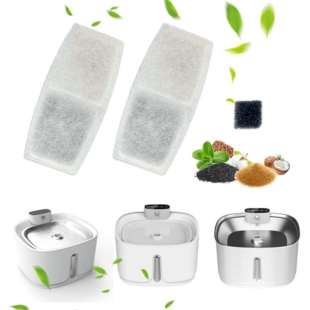 INF 2 Pezzi Filtro Fontana Acqua Animali Domestici W01SP Immagine del prodotto 