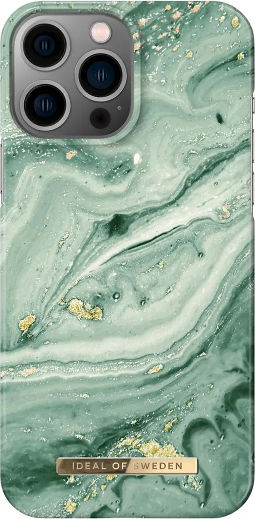 iDeal of Sweden Coque iPhone 12 Pro Max / 13 Pro Max Mint Swirl Marble