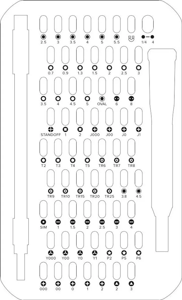 iFixit Mako 64 Bit Kit: Set Cacciaviti Precisione Professionale - 22