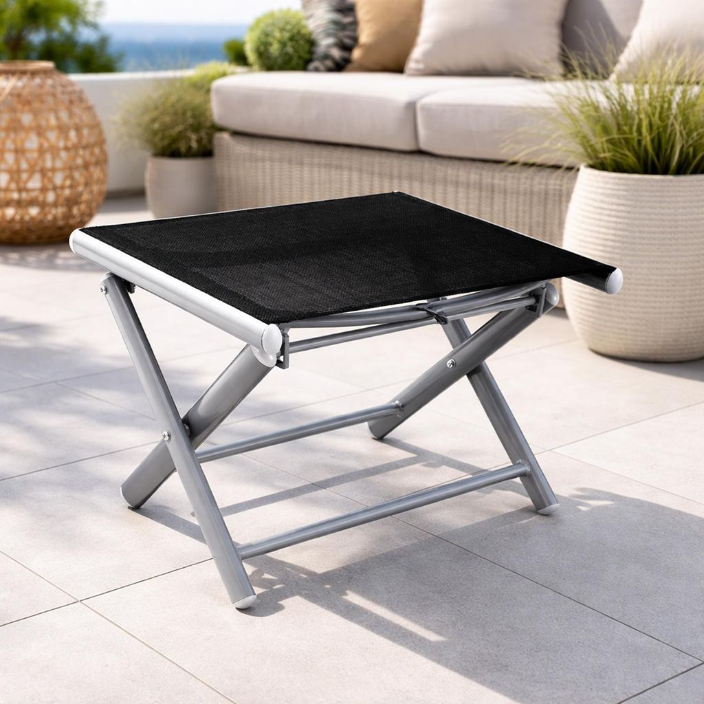 Jardin Tabouret pliant / Tabouret de pied Aluminium - Image du produit 