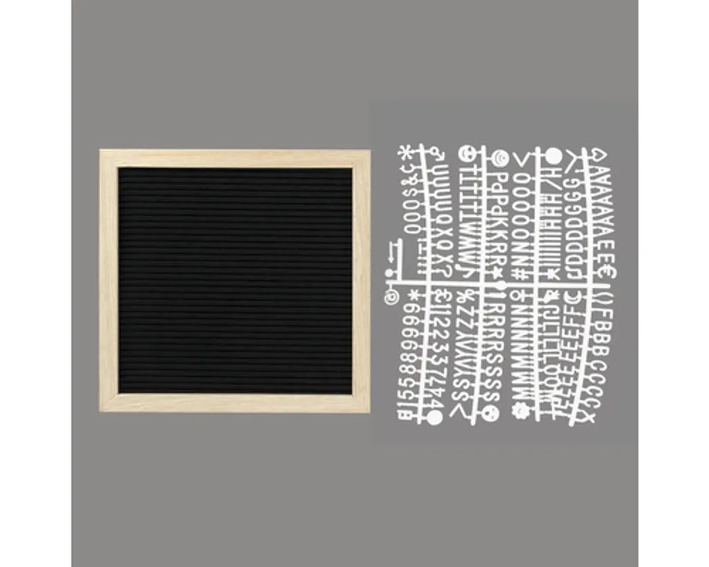 Tableau d'Affichage à Lettres Securit - Panneau de Menu de Table Noir