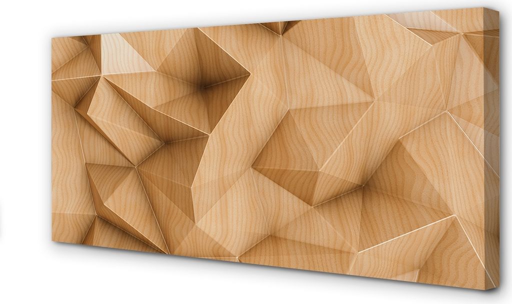 Leinwandbild 100x50 Wandkunst Massivholz-Mosaik