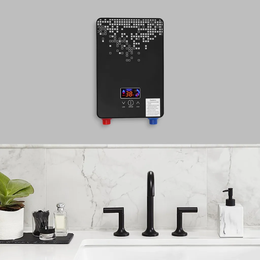 Chauffe-eau électrique 30-55°C réglable 6500W avec protection surchauffe - 2