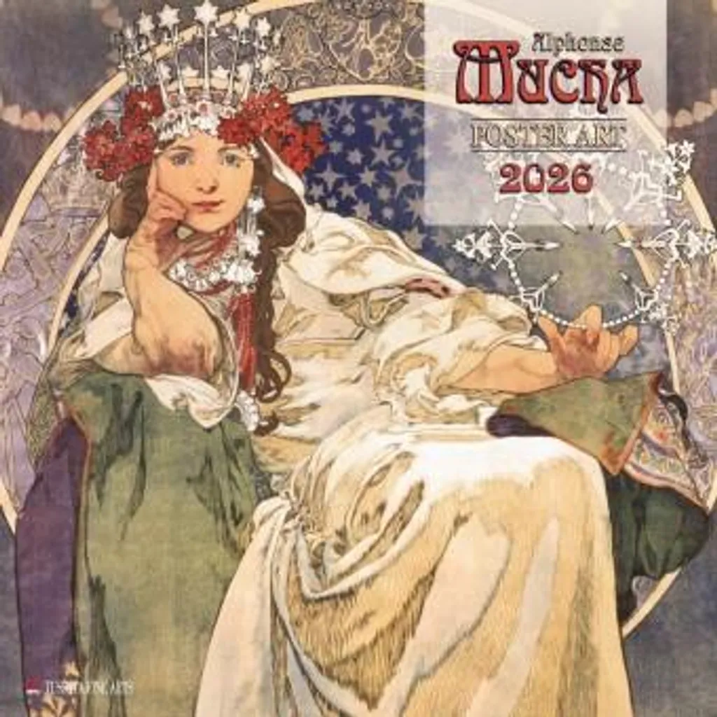 Calendrier Alphonse Mucha Poster Art 2026 - Format A3 Mural de Qualité