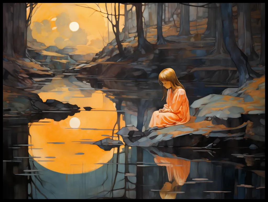 Affiche 100 x 75 cm coucher de soleil pour illuminer un intérieur sombre