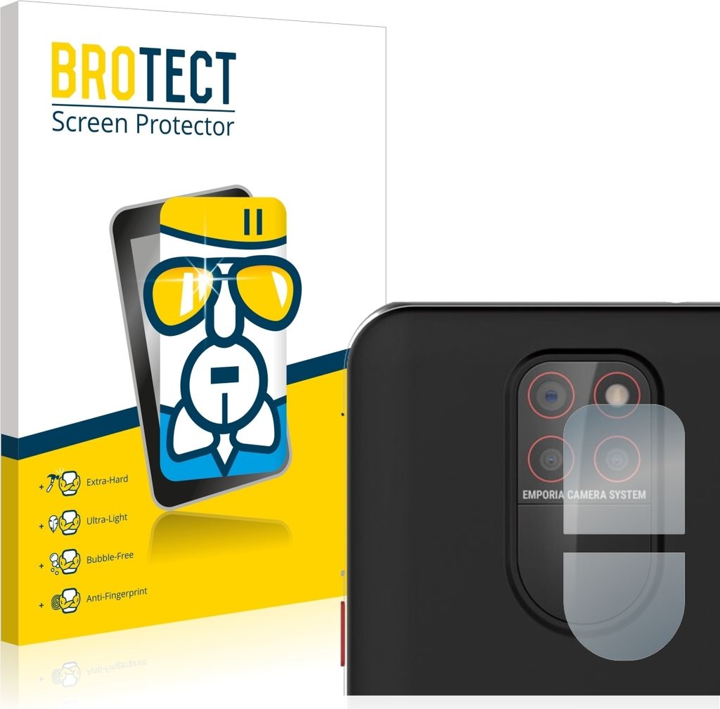 BROTECT Schutzglas für Emporia Smart 5 (NUR Kameraschutz) Schutzfolie Panzer Folie Glas Display Schutz klar