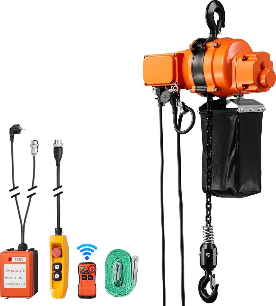 SucceBuy Elektrischer Kettenzug 500 kg, 6 m Hubhöhe, 230 V Produktbild 