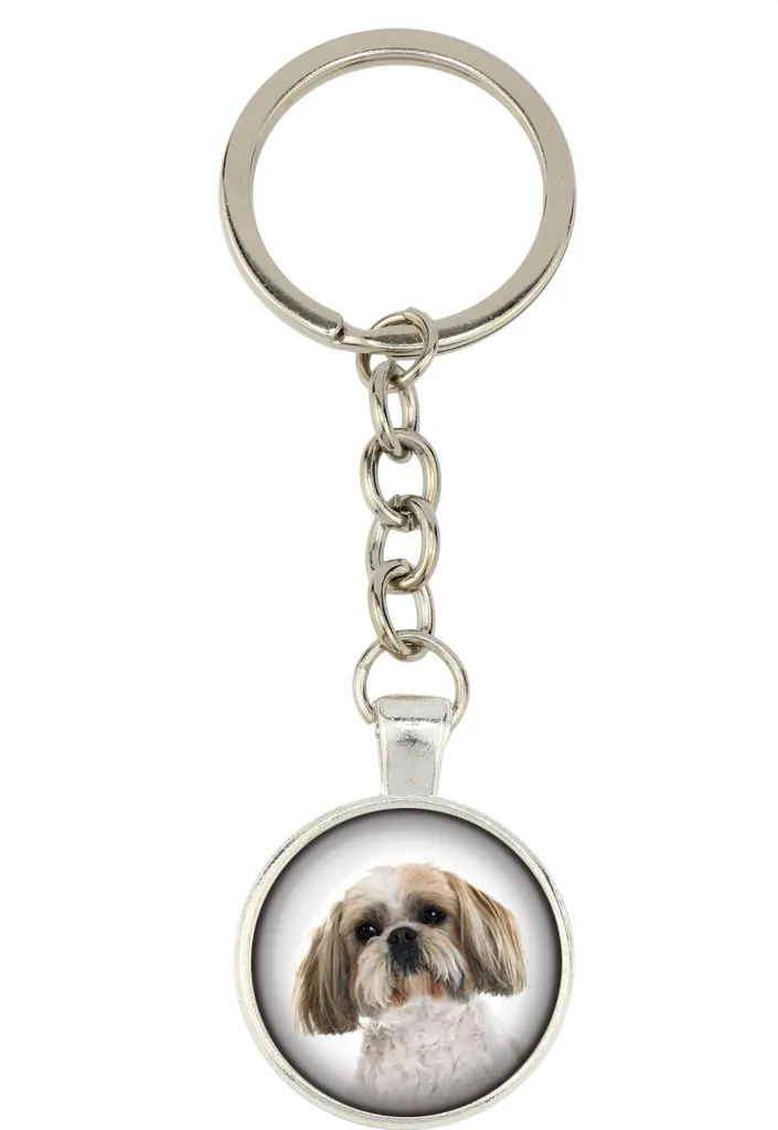Ciondolo Shih Tzu con Foto Personalizzata - Art-Dog Portachiavi Cane