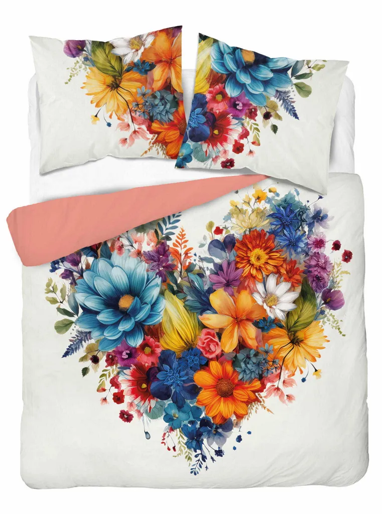 Detexpol Holland Home 33: Biancheria Letto Cotone 220x200 Bianco Multicolore