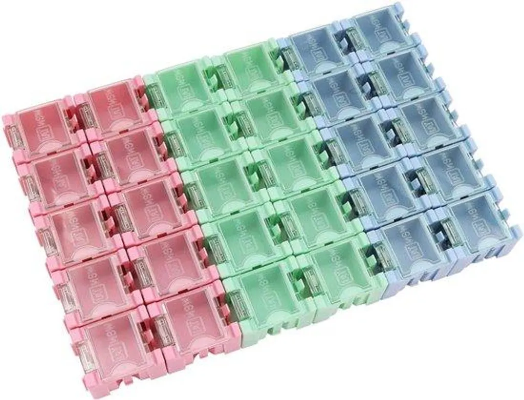 Boîte de rangement SMD SMT pour composants électroniques en plastique