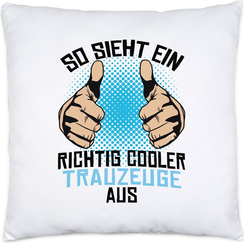 So Sieht Ein Cooler Trauzeuge Aus Kissen Inkl. Füllung Trauzeuge Hochzeit JGA Standesamt Geschenk