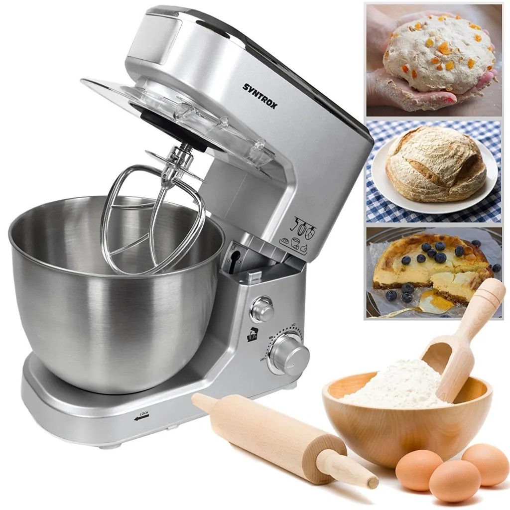 Syntrox Germania Impastatrice 5L Silver | La tua nuova alleata in cucina
