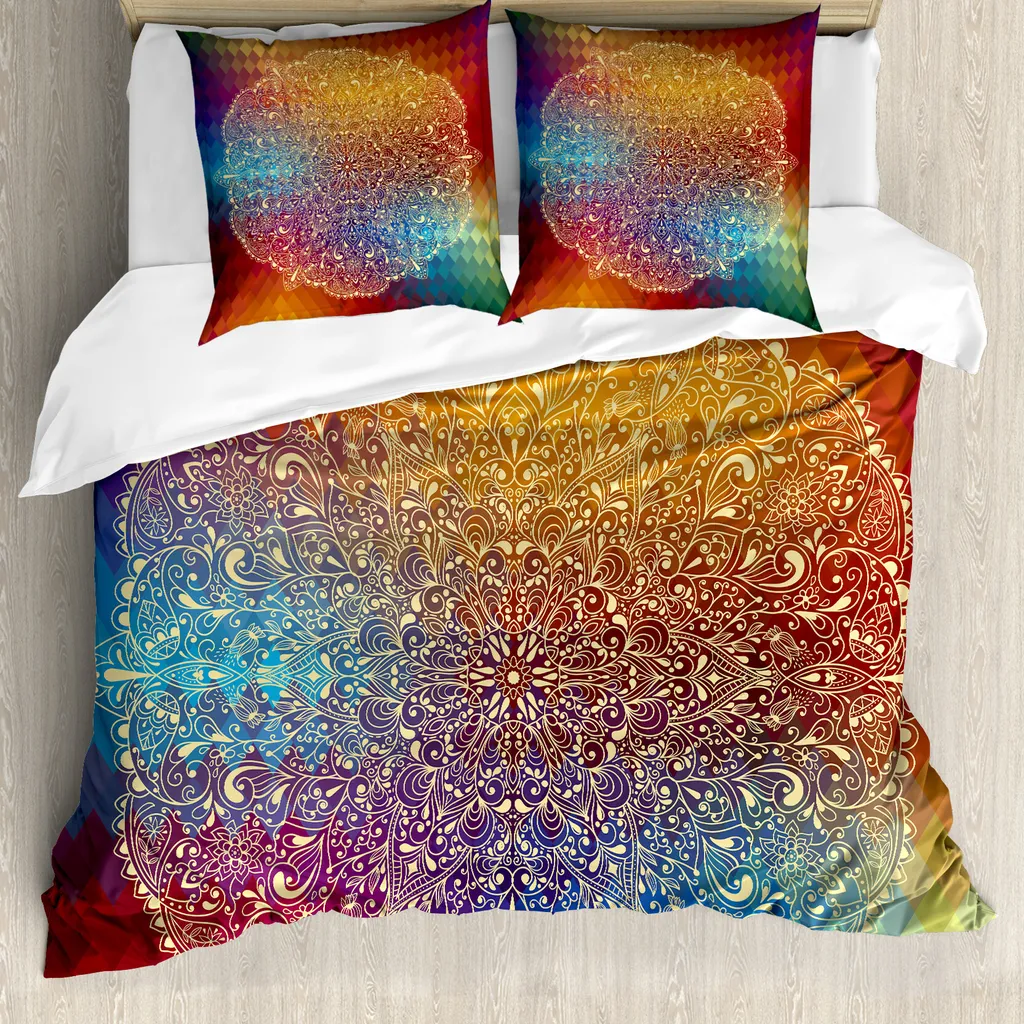 Copripiumino ABAKUHAUS 155x220 Multicolor - Design Orientale Chic