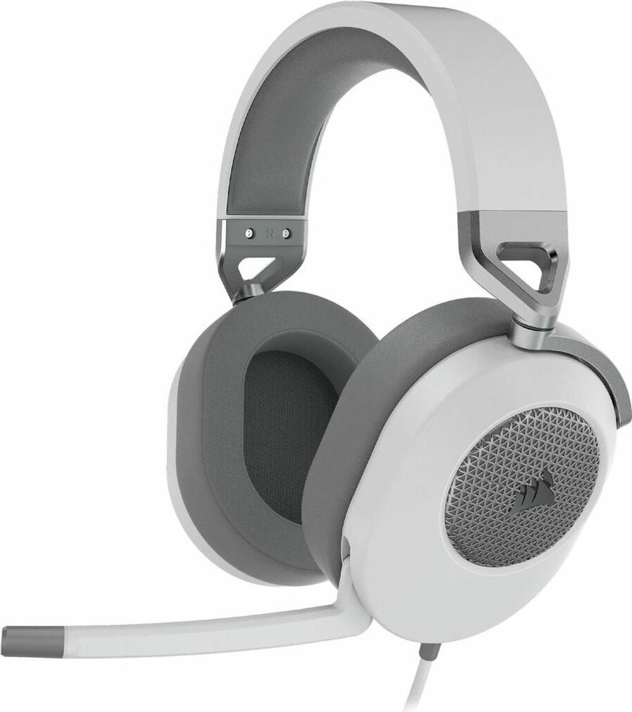 Corsair HS65 SURROUND Gaming-Headset mit Mikrofon, Weiß Produktbild 