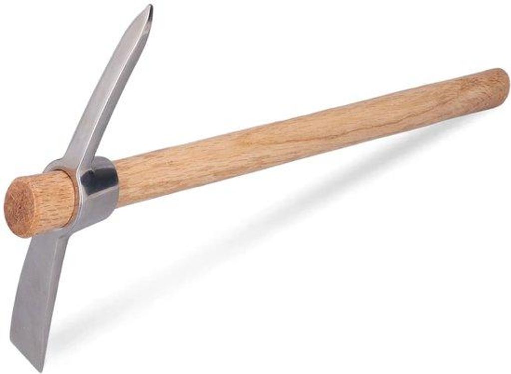 Handcultivator mit Holzgriff - Duurzaam roestvrij staal - 40 cm - für Blumen und Pflanzen