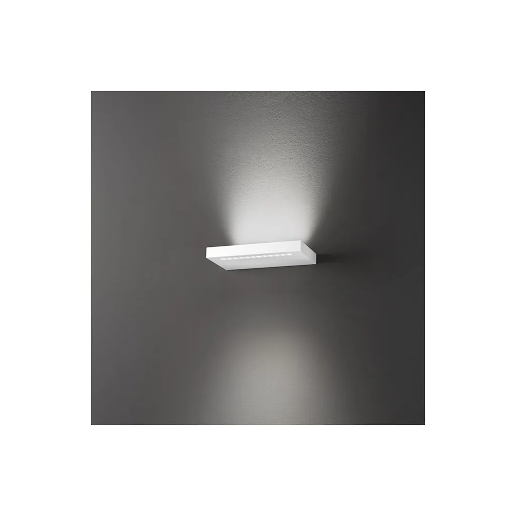 Applique BED da parete a led in alluminio 28W 49.5 cm Bianca Perenz