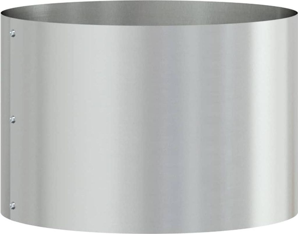Pflanzenring Silber 30 x 30 x 20 cm Verzinkter Stahl