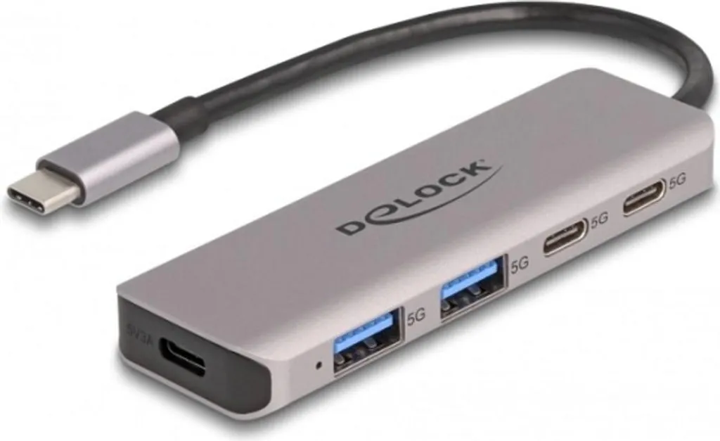 Hub USB Delock : Résolvez le Manque de Ports Type-C et Type-A 5Gbps