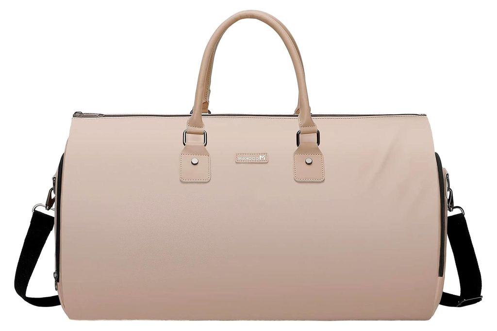 Wandelbare Kleidersäcke für Reisen, Handgepäck für Damen und Herren, Weekender – 2 in 1 hängender Koffer, Anzug, Reisetaschen, Rosa