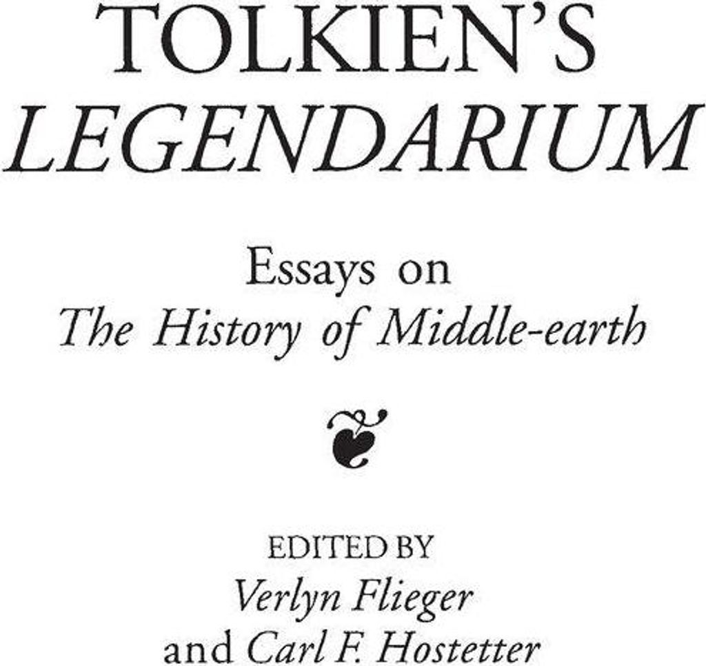 Tolkien's Legendarium