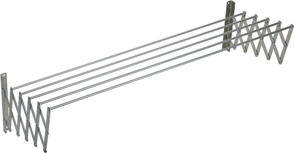 Sauvic 160 Cm Ausziehbare Wäscheleine Aus Aluminium One Size