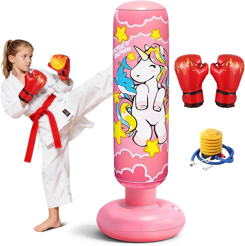 Boxsack Kinder 3+Jahre für Jungen & Mädchen, Aufblasbarer Produktbild 