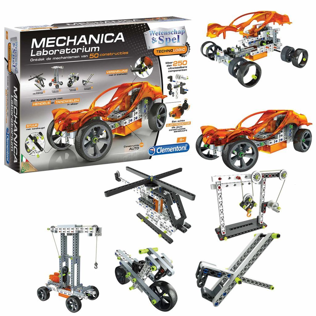 Clementoni Science & Play Mechanica Laboratorium Mechanik-Baukasten 66665
