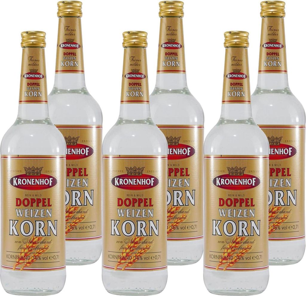 Kronenhof Doppel-Weizenkorn (6 x 0,7L) Produktbild 