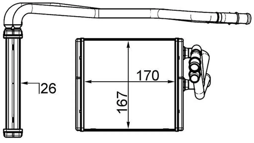 Échangeur de chaleur Ford Fiesta VI - Chauffage habitacle performant